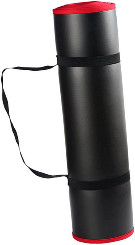 Non-slip Thick Nbr Yoga Mat with Strap for Home Workout Textured Moisture-resistant Exercise Mat Providing Cushioning Support for Yoga Stretching and Toning Fitness