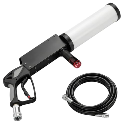 Pistola de humo portátil CO2 con alcance de 8-10 m, para bar, DJ noche, espectáculo musical, Halloween, Navidad