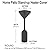 Stand-Up Patio Heater Cover, with Storage Bag, Waterproof Outdoor Heater Cover Wind-Resistant, Anti-Snow, Black