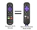 Amaz247 Point-Anywhere Wi-Fi Remote Pairing with Roku Stick, Stick+, Roku Premiere, Premiere+, Roku Ultra, Roku 2,3,4; Replace Roku Stick Remote RC80