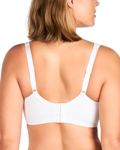 Image of HSIA Minimizer Bras for Women, Full Coverage Underwire T-Shirt Bra, Joan | Plus-size fit, seamless unlined cups, stretch fabric, U-shaped back smoothing, wide cushioned adjustable straps