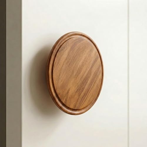 Image of Teak Wood Wardrobe Handle /Wardrobe Door Handle /Cabinet Handle /Modern Handle for Interior (8 Inch) Natural Wood Finish-| 3 Years Warranty |