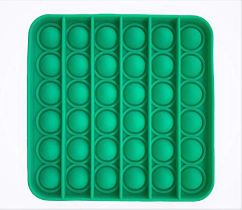 Image of LIVYU LIFE Push pop Bubble Fidget Toy, Stress Relief and Anti-Anxiety Tools Sensory Toy for Autism ADHD to Relieve Stress for Kids and Adults (Square-Green-)