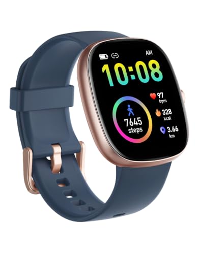 GUIJITUO Montre Connectée Homme Femme Bluetooth 5.4 AMOLED pour Android iOS