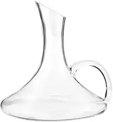 Mimo Style Decanter Para Vinho Com Alça e Capacidade de 1,5 Litros, Útil Para Vinho Tinto ou Branco, Limpa Impurezas Deixando Sua Bebida Mais Pura, Produzido em Vidro de Excelente Qualidade