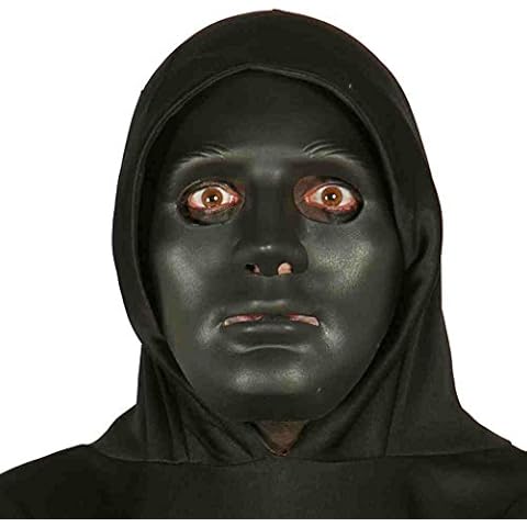 Black Robot Anonymous Halloween Full Face Mask Fancy Dress Accessory Cover