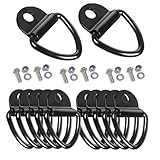 Chaque anneau en D ultra-résistant supporte une force allant jusqu'à 454 kg (1000 lb), ainsi la sécurité de votre chien pendant le voyage.