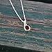 Echmeck Silver Natural Oval Red Garnet Handmade Tiny Pendant Necklace 16+2 inch Chain for Women & Girls - January Birthstone Gift for Her