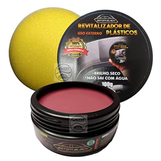 Cera Revitalizadora de Para-choque e Plásticos Com Carnaúba
