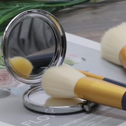 Espejo compacto redondo FEELMEM para maquillaje miniatura 7