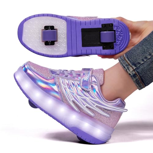 LED Roller Skate Shoes Girls Boys Kids Sneakers with Wheels3