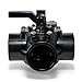 FibroPool Swimming Pool Diverter Valve - 2 Inch - 3 Way - Positive Seal & Non Lube Replacement Valve for Pools and Spas