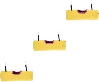 NOLITOY 3 Pçs Papagaio Túnel Rede Hamster Esconderijo Túnel Cobaia Esconderijo Ouriço Cama Brinquedo De Pelúcia Gaiola Hamster Cama De Inverno Casa Chinchilas Esconderijo Túneis Hamster