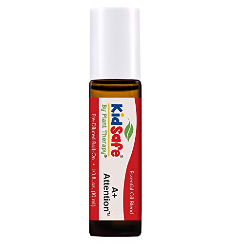 Plant Therapy A+ Attention Synergy Essential Oil | Focus, Mind Calming, Concentration Blend