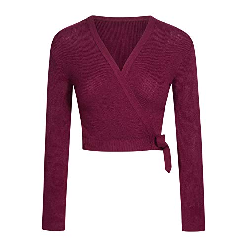 Intermezzo M6000 BRT M - Herren Pullover Bordeaux - Wickeljacke...