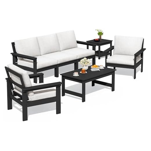 SERWALL 7-Piece Outdoor Sectional Sofa Set