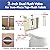 Ulinlo Pouly 2-Inch Dual Flush Valve Repair Kit for 2-Piece Toilet, Includes 9.7" Height Flush Valve, 1.4" Threaded Button, Gasket, Bolts