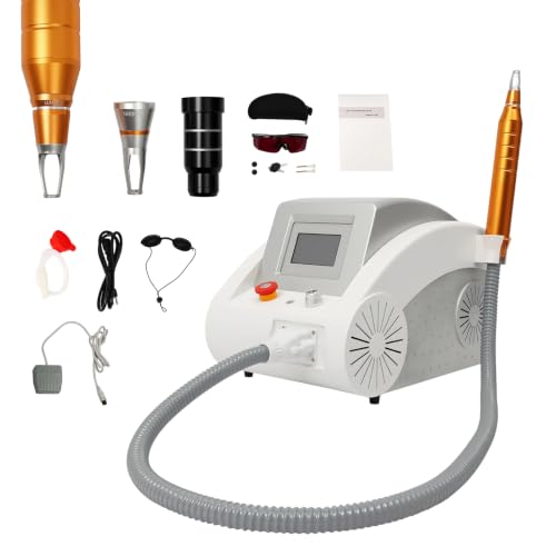 Liffshsy Tattoo Remover Machine, 310w Pigment Removal Machine for Tattoo & Eyebrow Washing Air & Water Cooling System, Skin Care Tool for Home & Salon Use, 110V US Plug