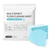LAKPYN 100 Pièces Nettoyant Pour Serpillière Et Sols, Tablettes Solution De Nettoyage Puissante Pour Parquets, Comprimés Concentrés Multi usages Pour Maison, L'hôtel, Commerces, Balcon（Bleu）