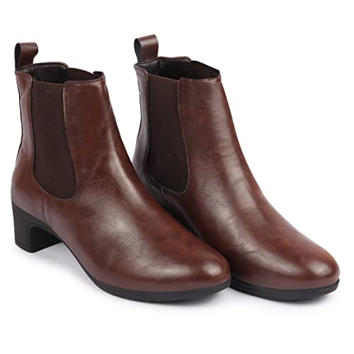 Image of FAUSTO Women Flared Heel Boots