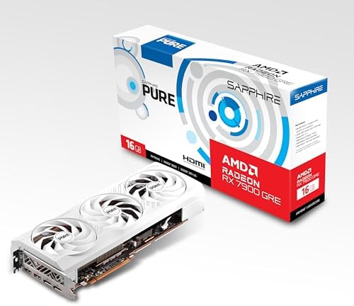 Sapphire 11325-03-20G Pure AMD Radeon RX 7900 GRE Gaming Graphics Card with 16GB GDDR6, AMD RDNA 3