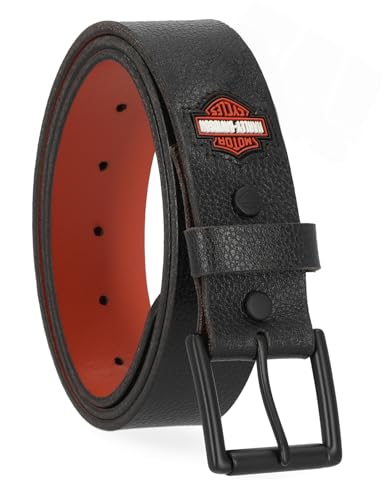 Ceinture cuir Harley-Davidson homme noir : l'esprit de liberté à votre taille