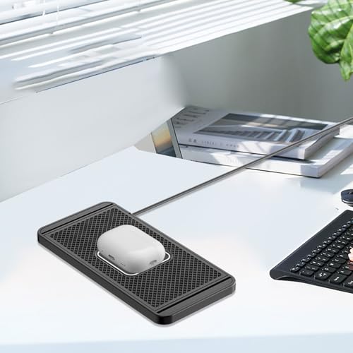 Carregador sem fio, carregador de carro sem fio de 15 W, antiderrapante, carregador rápido para carr