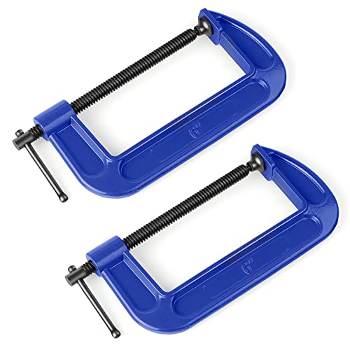 C Clamps Set 6-Inch C Clamp Heavy Duty C Clamps For Diy Woodworking And Welding #TOP29
