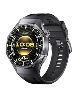 HUAWEI WATCH GT 6 Pro GPS 46mm Smartwatch, Display AMOLED da 1,47 pollici, Fino a 21 giorni, Ciclismo di Livello Pro, Oltre 100 Modalità Sportive, iOS e Android, Analisi ECG, Funzione NFC, Nero