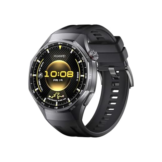 HUAWEI Watch GT 6 Pro 46mm GPS Smartwatch 1.47''AMOLED Pantalla Táctil, hasta 21 Días de Autonomía, Ciclismo Nivel Profesional, NFC, iOS Android Compatible, Análisis ECG, Monitoreo de Salud, Negro