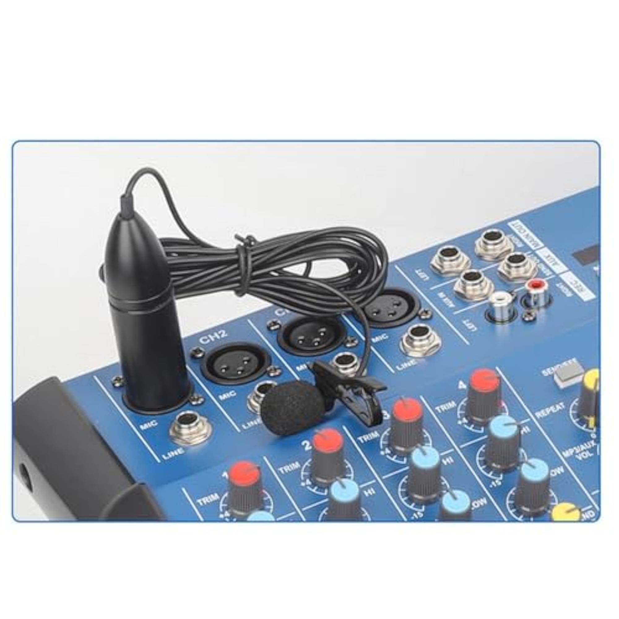 Lapel Microphone with Sturdy XLR Collar Clip