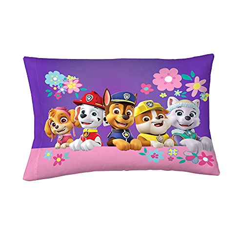 Franco Kids Bedding Super Soft Microfiber Reversible Pillowcase 20 in x 30 in Paw Patrol Girls
