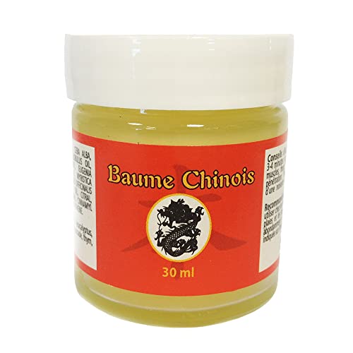 Nutriexpert - BAUME CHINOIS - Soulage douleurs articulaires et musculaires - Apaise les contusions, piqûres, entorses - Aux huiles essentielles - Sans parabènes - Pot 30g Cover