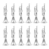 NUOBESTY Music Trumpet Miniature Musical Instrument Model Plastic Trumpet Toys Mini Decorative Music