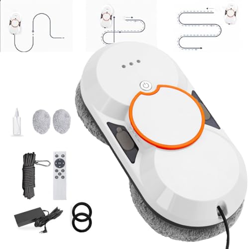 Ostreemaner Lavacristales Automatizado,Robot De Limpieza De Ventanas 5600pa,Lavacristales Con Control Remoto,Máquina Inteligente De Limpieza De Ventanas Con 4 Modos De Limpieza Ostreemaner Lavacristales Automatizado,Robot De Limpieza De Ventanas 5600pa,Lavacristales Con Control Remoto,Máquina Inteligente De Limpieza De Ventanas Con 4 Modos De Limpieza