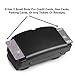 Lebogner Car Sun Visor Sunglasses Case Holder, Eye Glasses Organizer Box with A Double Snap Clip Design, Includes 2 Gas or Credit Card Slots On The Outside, Fits All Vehicle Models, Easy Installation