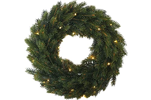 X-MAS Art Collection LED Weihnachtskranz Kunsttanne Ø 40 cm 49 LED...