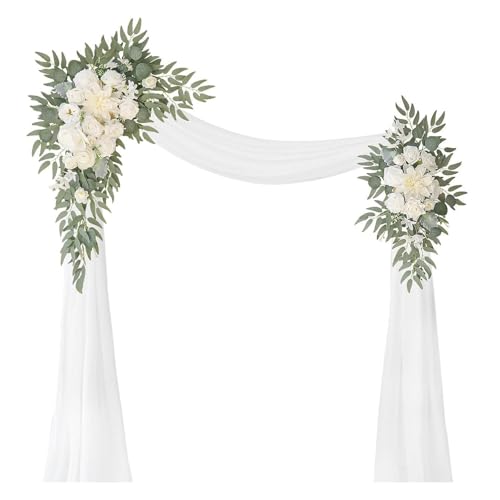 Rosas artificiales para bodas con velo floral de seda premium para decoración de alta costura