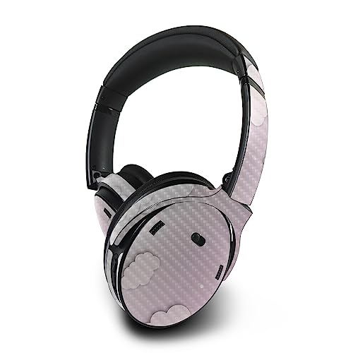 Image of MightySkins Carbon Fiber Skin Compatible with Bose QuietComfort 45 Headphones Baby Clouds | Protective, Durable Textured Carbon Fiber Finish | Easy to Apply | Made in The USA