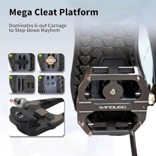 Image of MTB Mountain Bike Shoes for XC /Enduro /DH Cycling, Speed Lace Dial System Stability(Flat Pedal /Clipless Version)