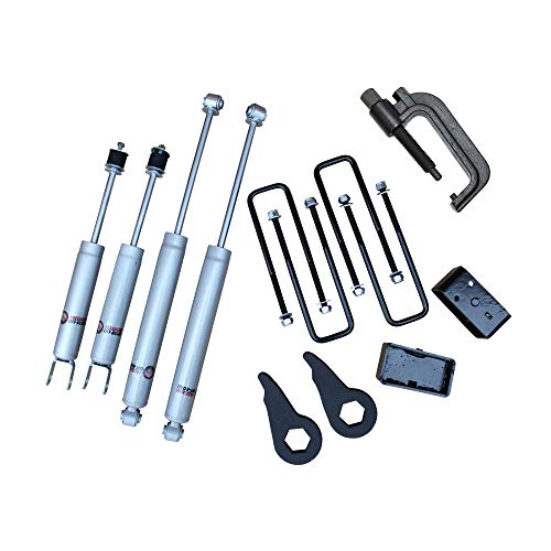Freedom Off-Road 1999-2006 GMC 1 -3 Leveling Lift Kit w Shocks + Torsion Install Tool