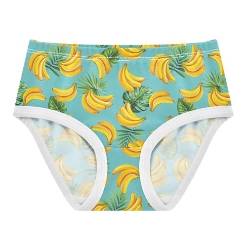 Girls' Underwear Banana Fruit Cotton Stretch Comfort Toddler Panties