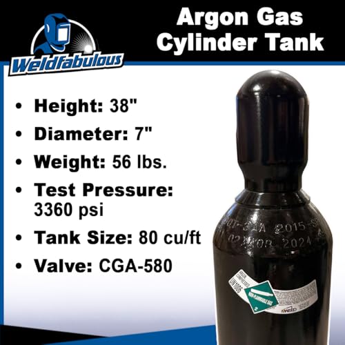 80 cu/ft 75% Argon 25% CO2 Tank