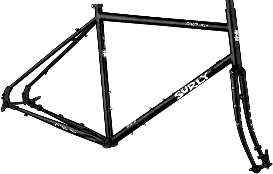 Disc Trucker 700c Frameset - Hi-Viz Black