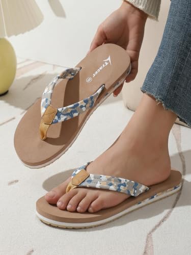 Image of TRACER Women's Casual Comfort Flip Flop Slippers | Lightweight Anti-Slip Everyday Wear | Soft Sole Stylish Daily Use Chappals for Girls & Ladies | Durable & Trendy Summer Footwear | 3 to 8 UK