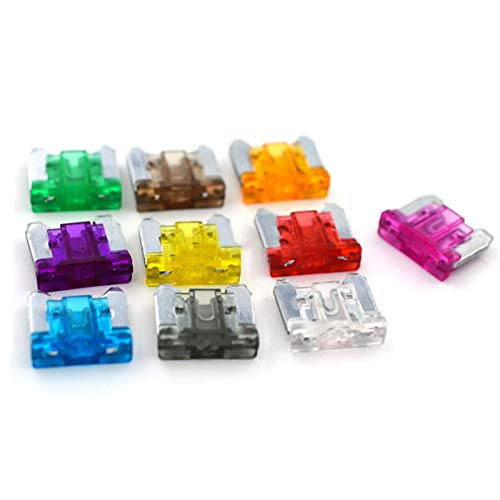 Fusibles de coche 20A de tipo plano amarillo para coche y camión en pack de 10 unidades
