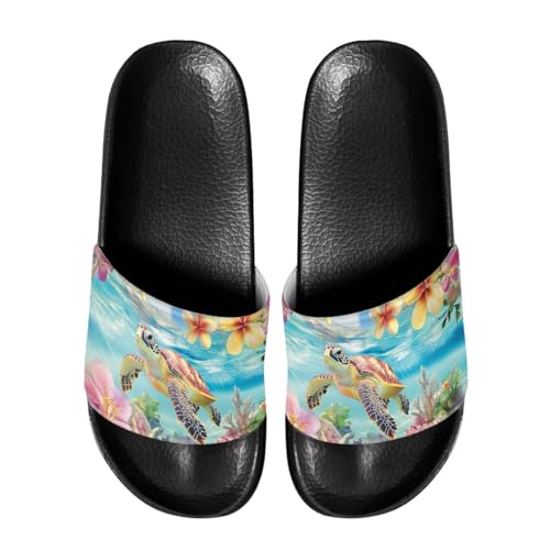 Image of Footwear for Mens Open Toe Athletic Sandals Anti-Slip Sole Slide Sandals Pillow House Flat Shoes Comfortable Slip On Slippers for Indoor & Outdoor