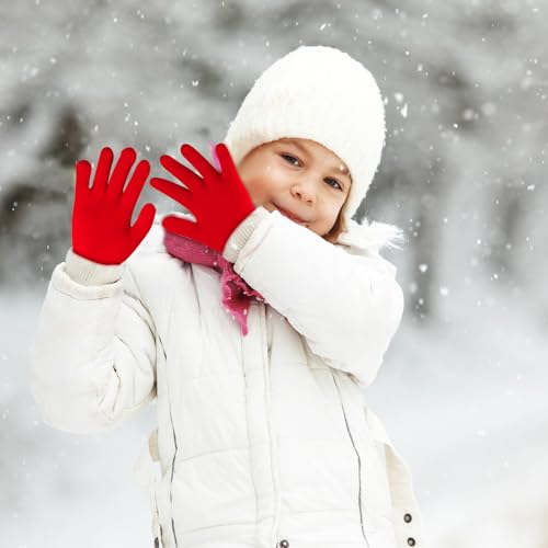 ONESING 16 Pairs Knitted Winter Gloves Children Gloves Bulk Kids Gloves for Boys Girls - Keep Little Hands Warm and Trendy4