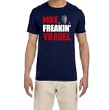 Tenacious Tops New England Mike Vrabel Mike Freakin Shirt T-Shirt Adult XL Navy