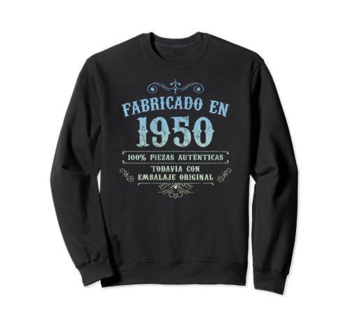 Fabricado En 1950 Vintage Original Cumpleaños Sudadera